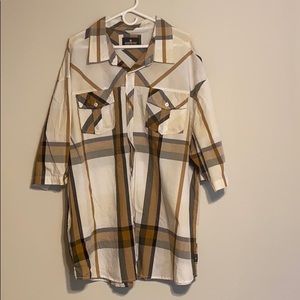 South Pole button down